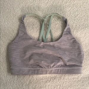 Lululemon Grey Sports Bra